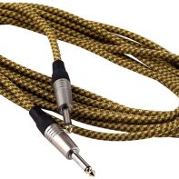 Кабель інструментальний ROCKCABLE RCL30205 TC D/Gold Instrument Cable - Vintage Tweed (5m)